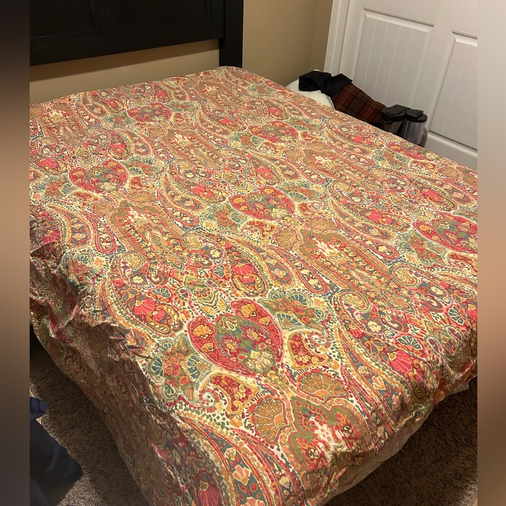 Pottery Barn Paisley Duvet Cover